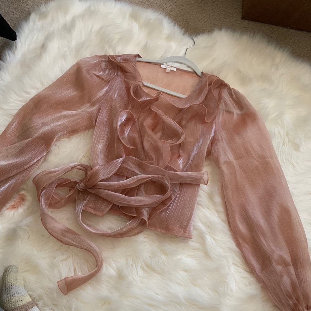 Fashion nova top ruffles